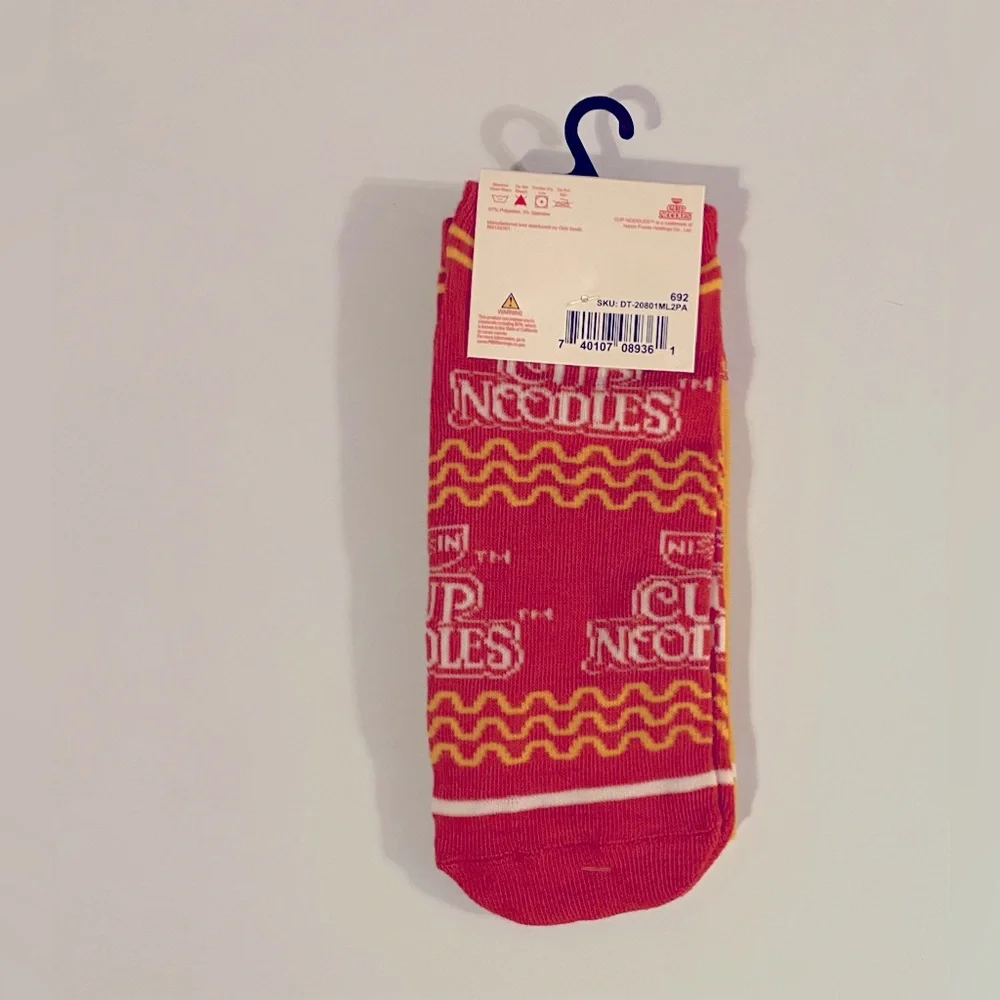 Fun Novelty Socks Featuring Cup Noodles